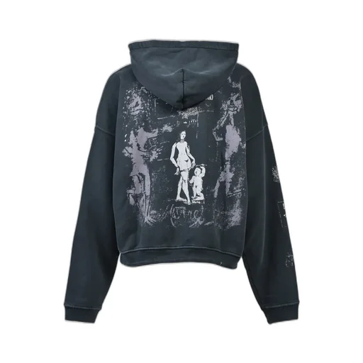Vestiaire Pour Dames Hoodie / Faded Blk