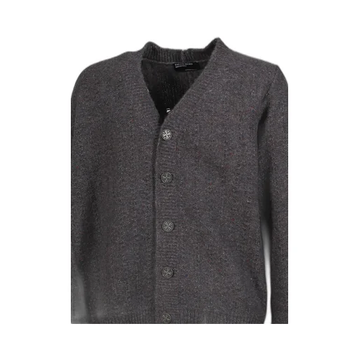 Asymmetrical Cardigan / Tweed Gry