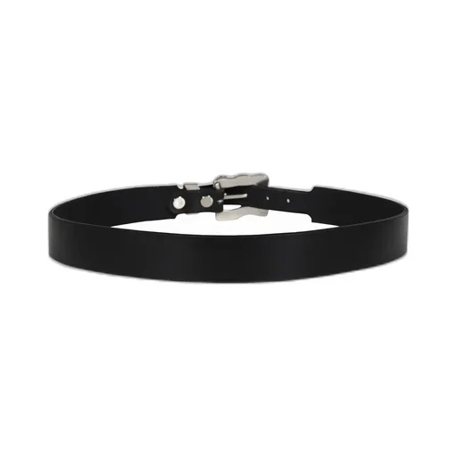 Classic Rose Buckle Belt / Blk