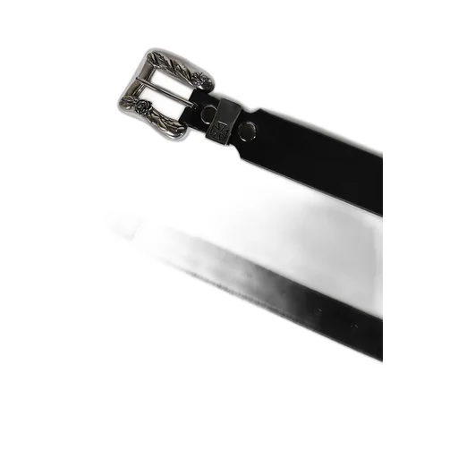 Classic Rose Buckle Belt / Blk