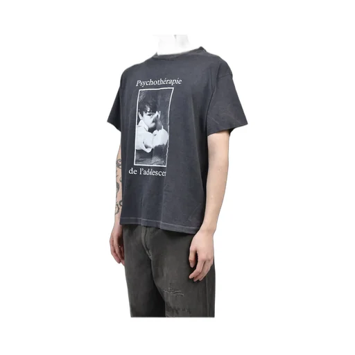 Psychoth_Rapie De L’Adolescent T-Shirt / Sun Faded Blk