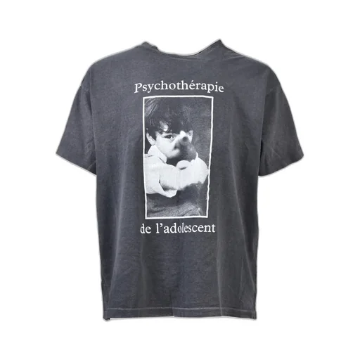 Psychoth_Rapie De L’Adolescent T-Shirt / Sun Faded Blk