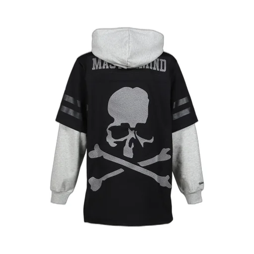 Jy16966-Clbblck/Mastermindxm&N Hooded Jersey / Blk