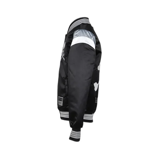 Jk16964-Clbblck/Mastermindxm&N Satin Jacket / Blk