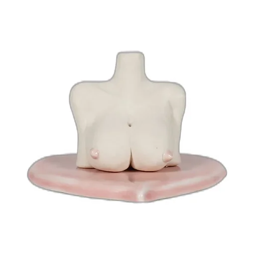 Bust Incense Holder / Wht