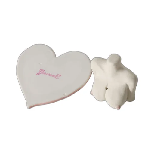 Bust Incense Holder / Wht