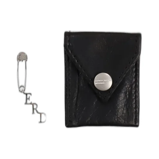 Erd Charm Safety Pin Earring / Sil