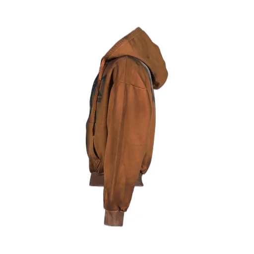 Dirty Zip Up Hoodie / Bei