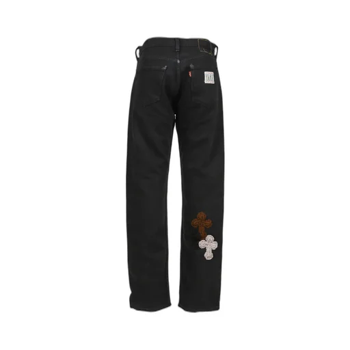 3D Cross Black Denim / Blk