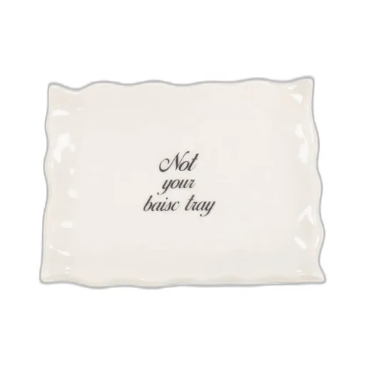 Not Your Basic Tray Square / Wht