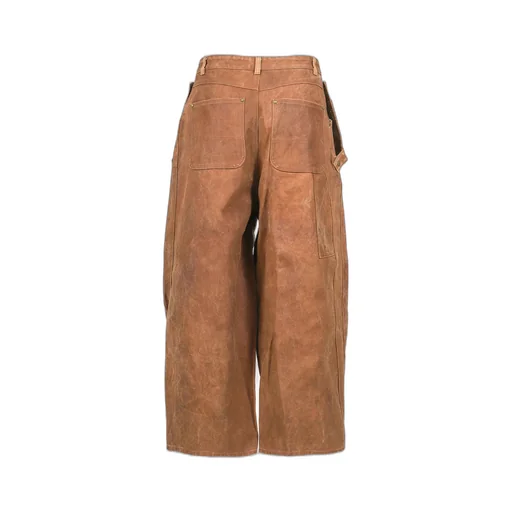 Hd Apron Painter Pant - Duck Canvas / Kakishibu Paint / Dk.Brw