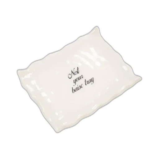 Not Your Basic Tray Square / Wht
