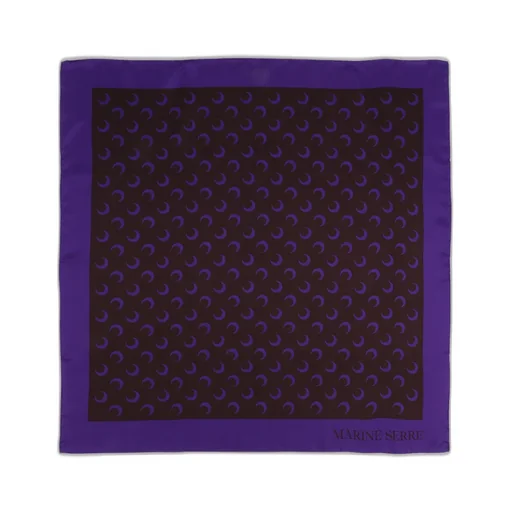 Moon Silk Scarf / Aubergine