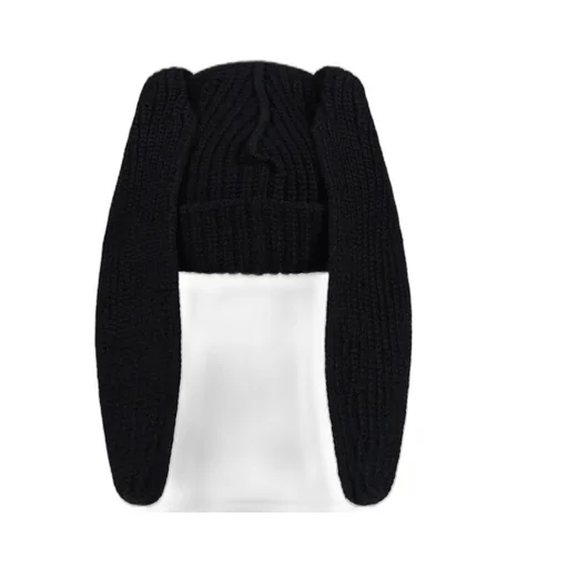 Chunky Rabbit Beanie / Black