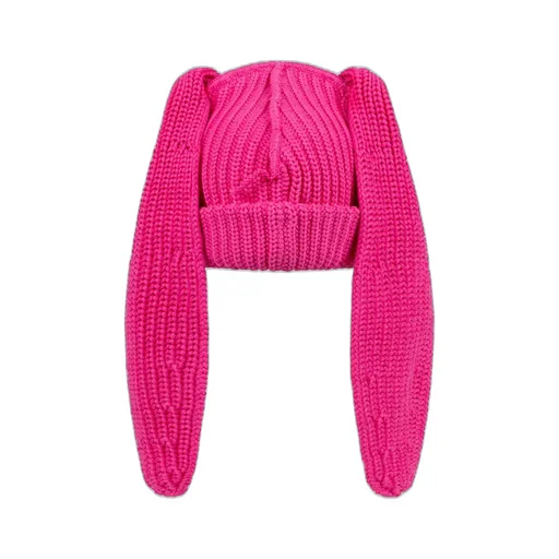 Chunky Rabbit Beanie / Pnk