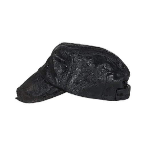 Hand Coated Horse Shoe Crab Cap / Oil Blk