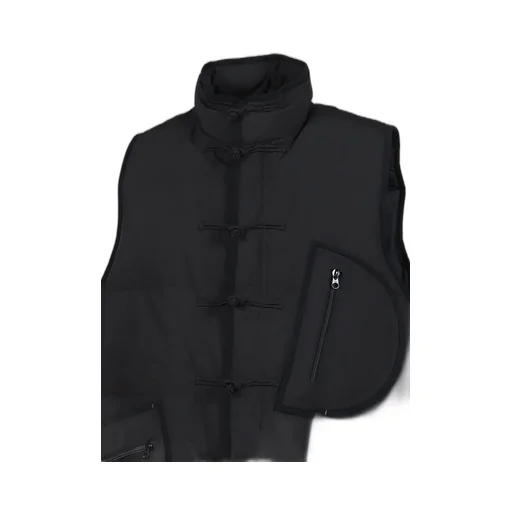 Weather Chinese Down Vest / Blk