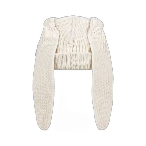 Chunky Rabbit Beanie / Ecru