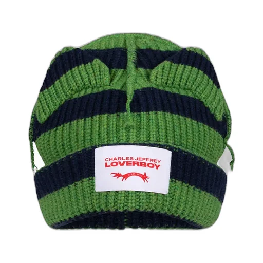 Supersized Chunky Ears Beanie / Grn