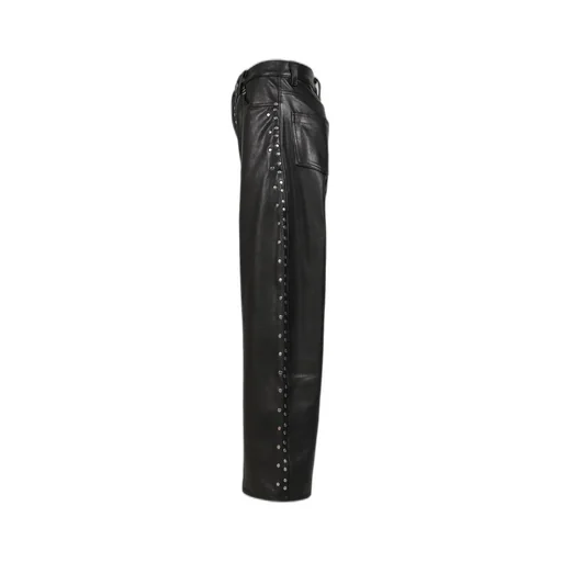 David Leather Pants / Black