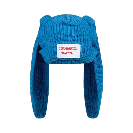 Chunky Rabbit Beanie / Blu