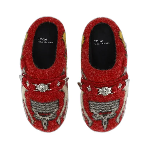 Knit Slip-On / Red