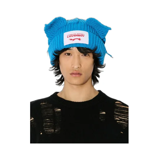 Chunky Ears Beanie / Blu