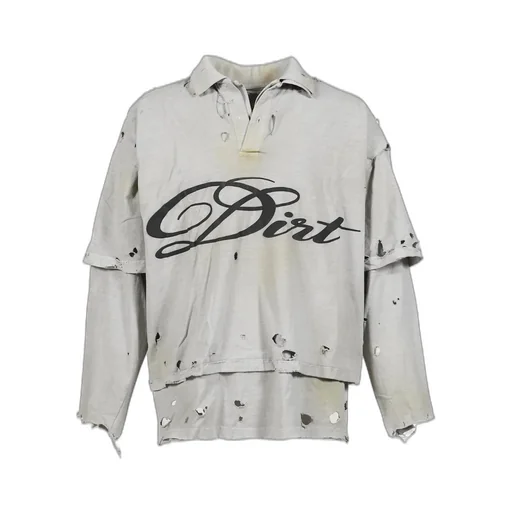 Frat Long Sleeve / Dirt Dirty Wht
