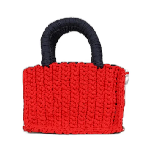 Bucket Bag With Fish Charm/Red