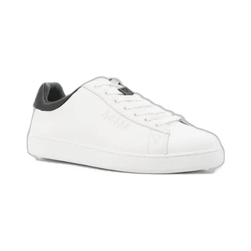 Guess Logo Embossed Lace-Up Sneakers