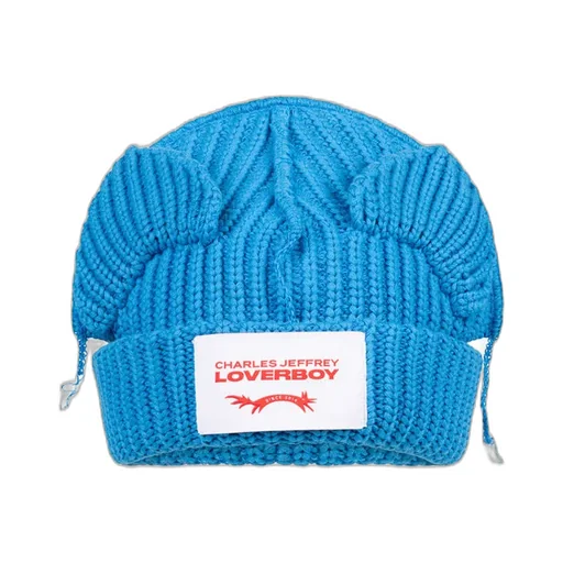 Chunky Ears Beanie / Blu
