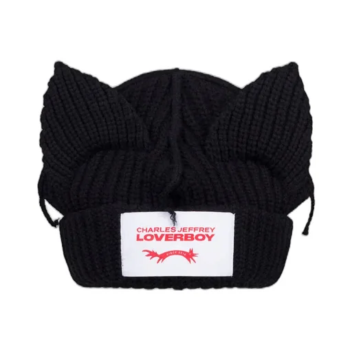 Chunky Ears Beanie / Black