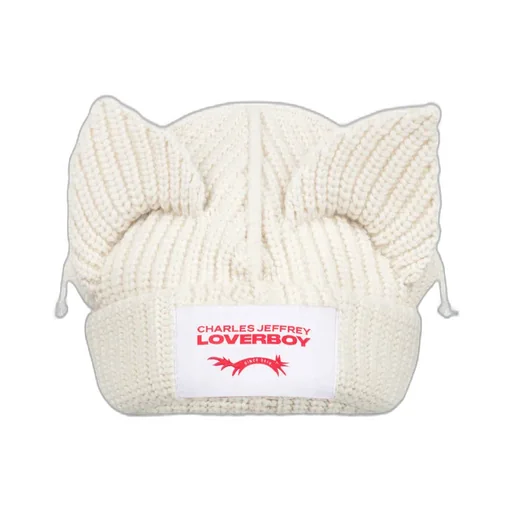 Chunky Ears Beanie / Ecru