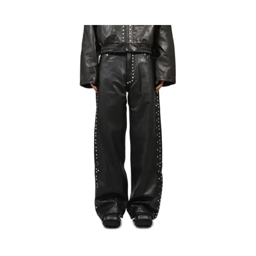 David Leather Pants / Black
