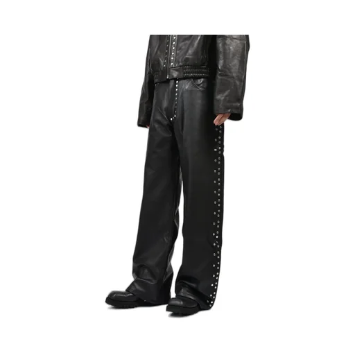 David Leather Pants / Black