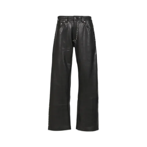David Leather Pants / Black