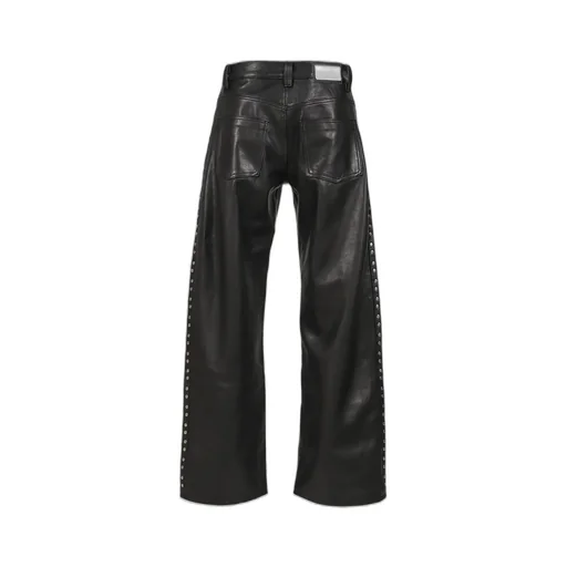 David Leather Pants / Black