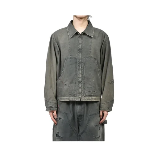 Remaked Detroit Duck Jacket / Blk