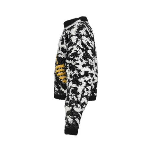 Giant Leopard Pull Over / Blk / Wht