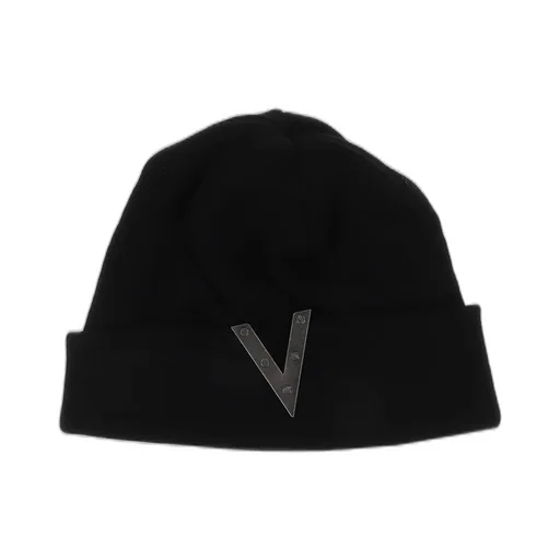 Metal Cut Beanie / Black