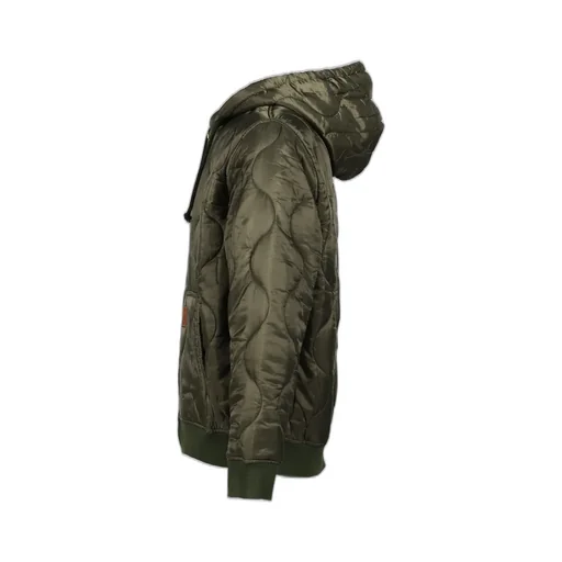 Liner Zip Hoodie / Khaki