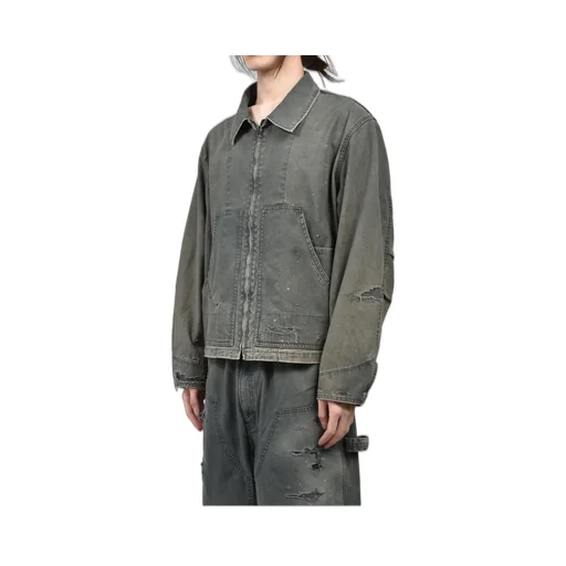 Remaked Detroit Duck Jacket / Blk