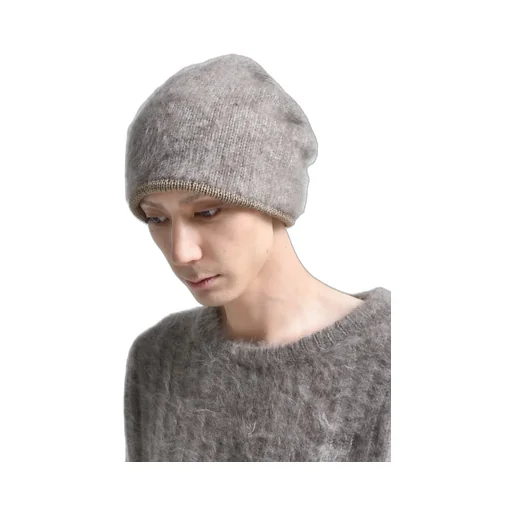 Cashmere Big Beanie / Dusty Brw