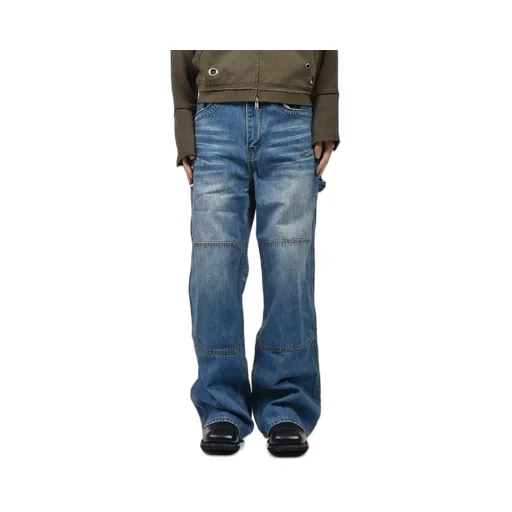 Endrick Damaged Denim Pants / Lt. Blu