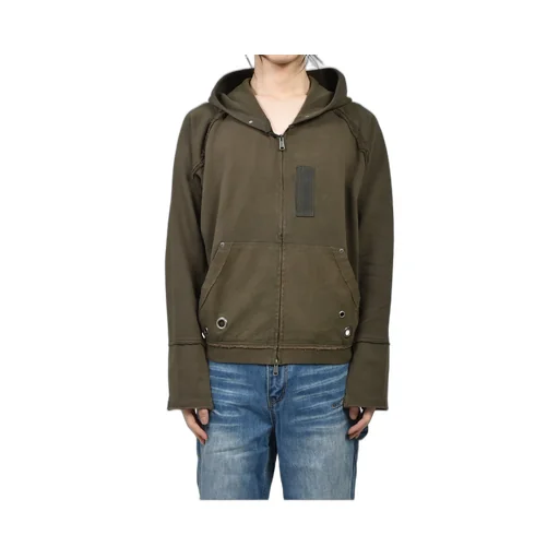 Hank Hoodie Zip-Up / Kha
