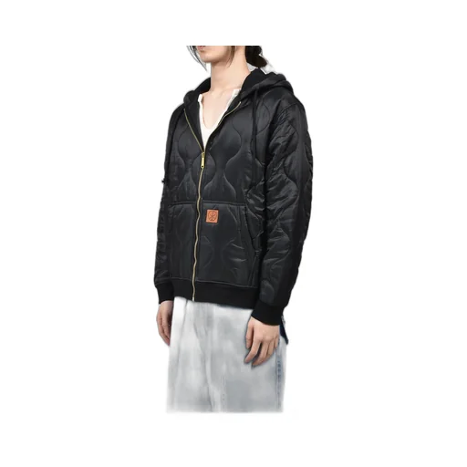 Liner Zip Hoodie / Black