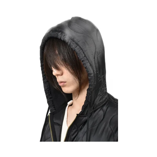 Liner Zip Hoodie / Black