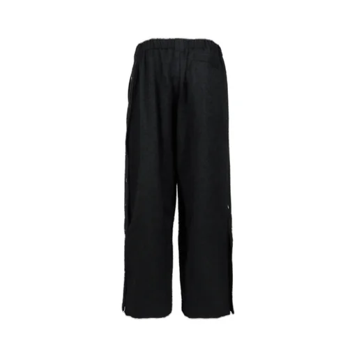 Flyinghair Side Snap Trouser / Core Blk