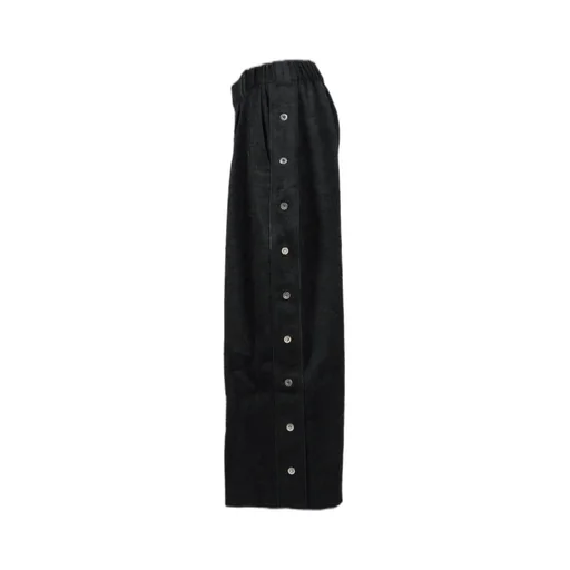 Flyinghair Side Snap Trouser / Core Blk