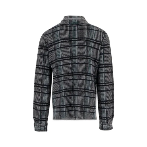 Guest In Residence Check Pattern Cashmere Shirt
